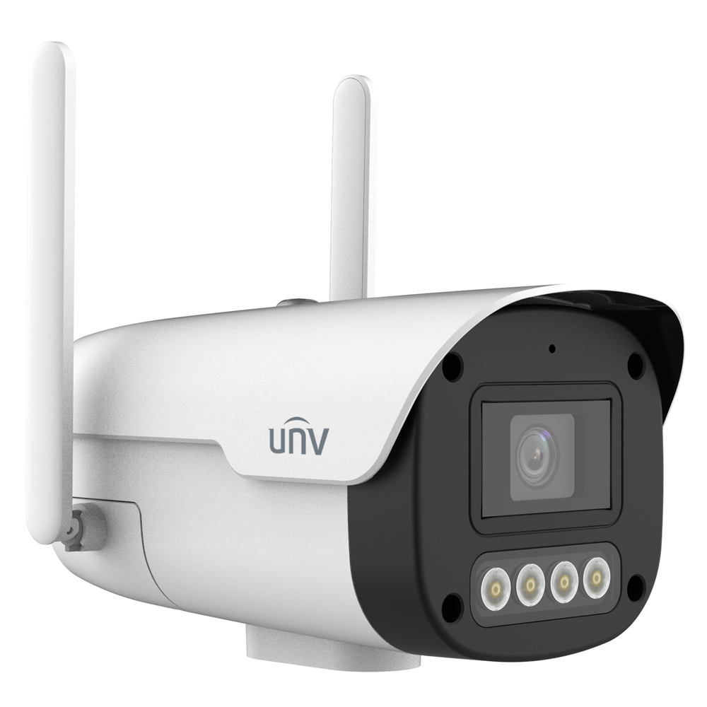 4G Fixed Dual-light Bullet Network Camera Uniview IPC2A14LP-ADF40KC-4G-E, 4MP, White