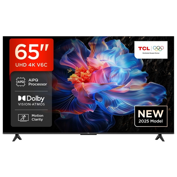 ტელევიზორი TCL 65V6C, 65", 4K UHD, HDMI, USB, BT, Black