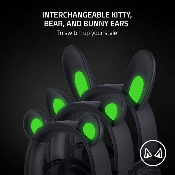 ყურსასმენი Razer RZ04-04510100-R3M1 Kraken Kitty Ed. V2 Pro, Headset, Wired, USB, Black