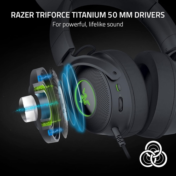 ყურსასმენი Razer RZ04-04510100-R3M1 Kraken Kitty Ed. V2 Pro, Headset, Wired, USB, Black