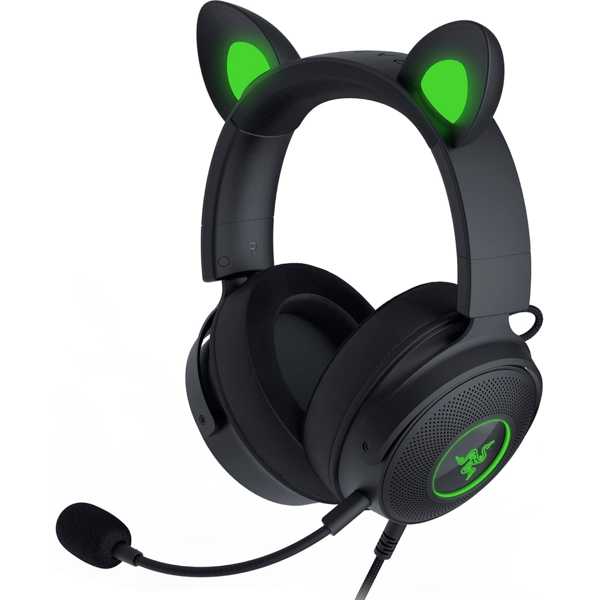 ყურსასმენი Razer RZ04-04510100-R3M1 Kraken Kitty Ed. V2 Pro, Headset, Wired, USB, Black