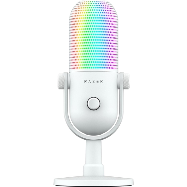 მიკროფონი Razer RZ19-05060200-R3M1 Seiren V3 Chroma, Microphone, USB-A, White