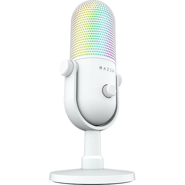 მიკროფონი Razer RZ19-05060200-R3M1 Seiren V3 Chroma, Microphone, USB-A, White