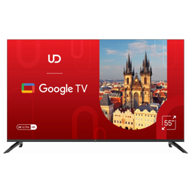 ტელევიზორი UDTV 55GU6210, 55", 4K UHD, Smart TV, HDMI, USB, LAN, WIFI, BT, Black