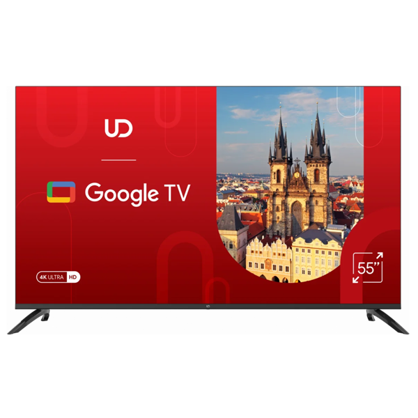 ტელევიზორი UDTV 55GU6210, 55", 4K UHD, Smart TV, HDMI, USB, LAN, WIFI, BT, Black