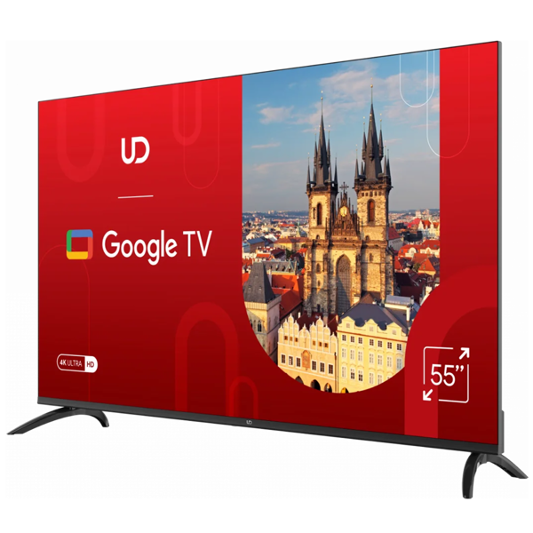 ტელევიზორი UDTV 55GU6210, 55", 4K UHD, Smart TV, HDMI, USB, LAN, WIFI, BT, Black
