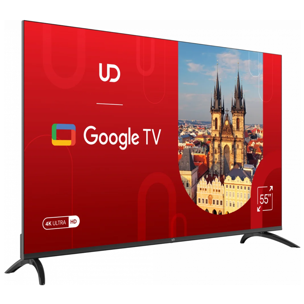 TV UDTV 55GU6210, 55", 4K UHD, Smart TV, HDMI, USB, LAN, WIFI, BT, Black