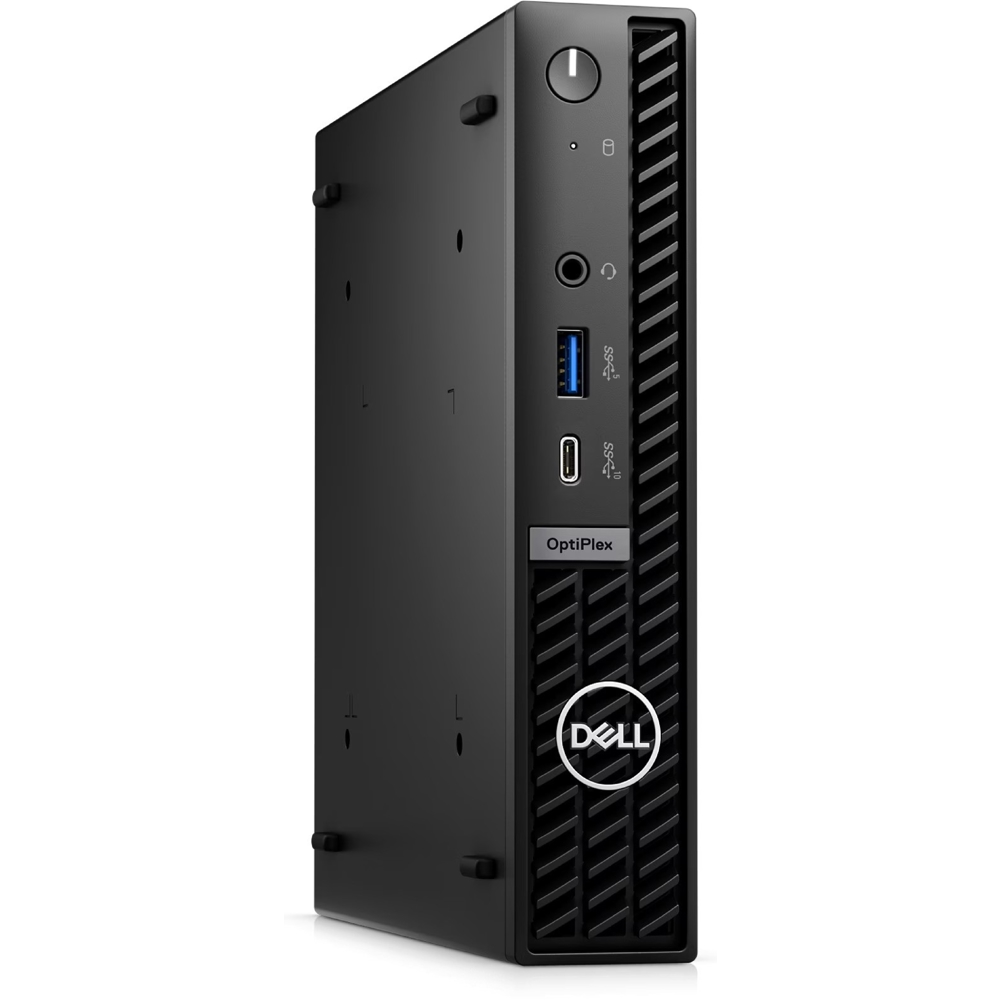 პერსონალური კომპიუტერი Dell OptiPlex 7020 MFF, i3-14100T, 8GB, 256GB SSD, Integrated, Black