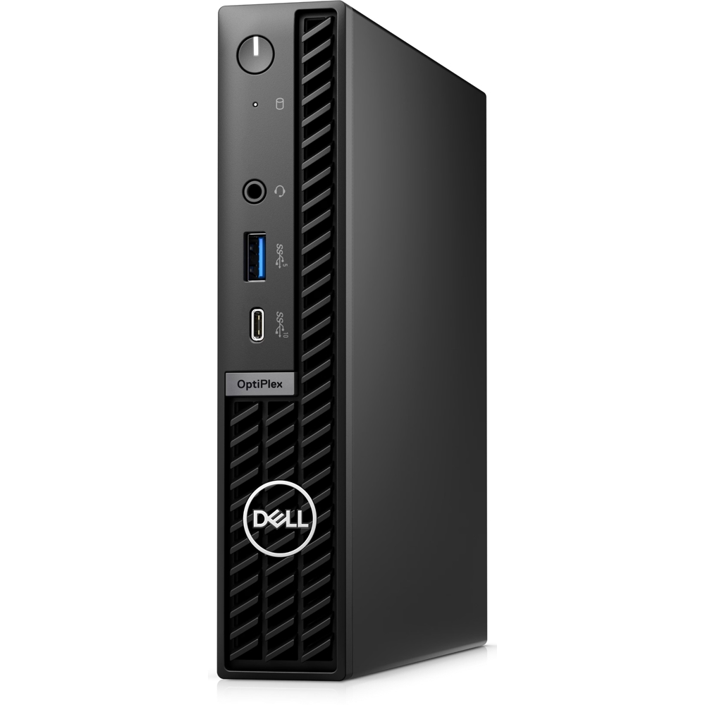 პერსონალური კომპიუტერი Dell OptiPlex 7020 MFF, i3-14100T, 8GB, 256GB SSD, Integrated, Black