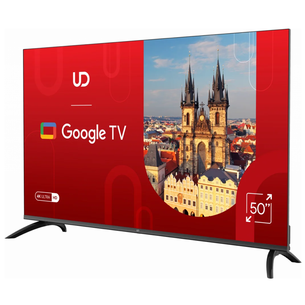 ტელევიზორი UDTV 50GU6210, 50", 4K UHD, Smart TV, HDMI, USB, LAN, WIFI, BT, Black