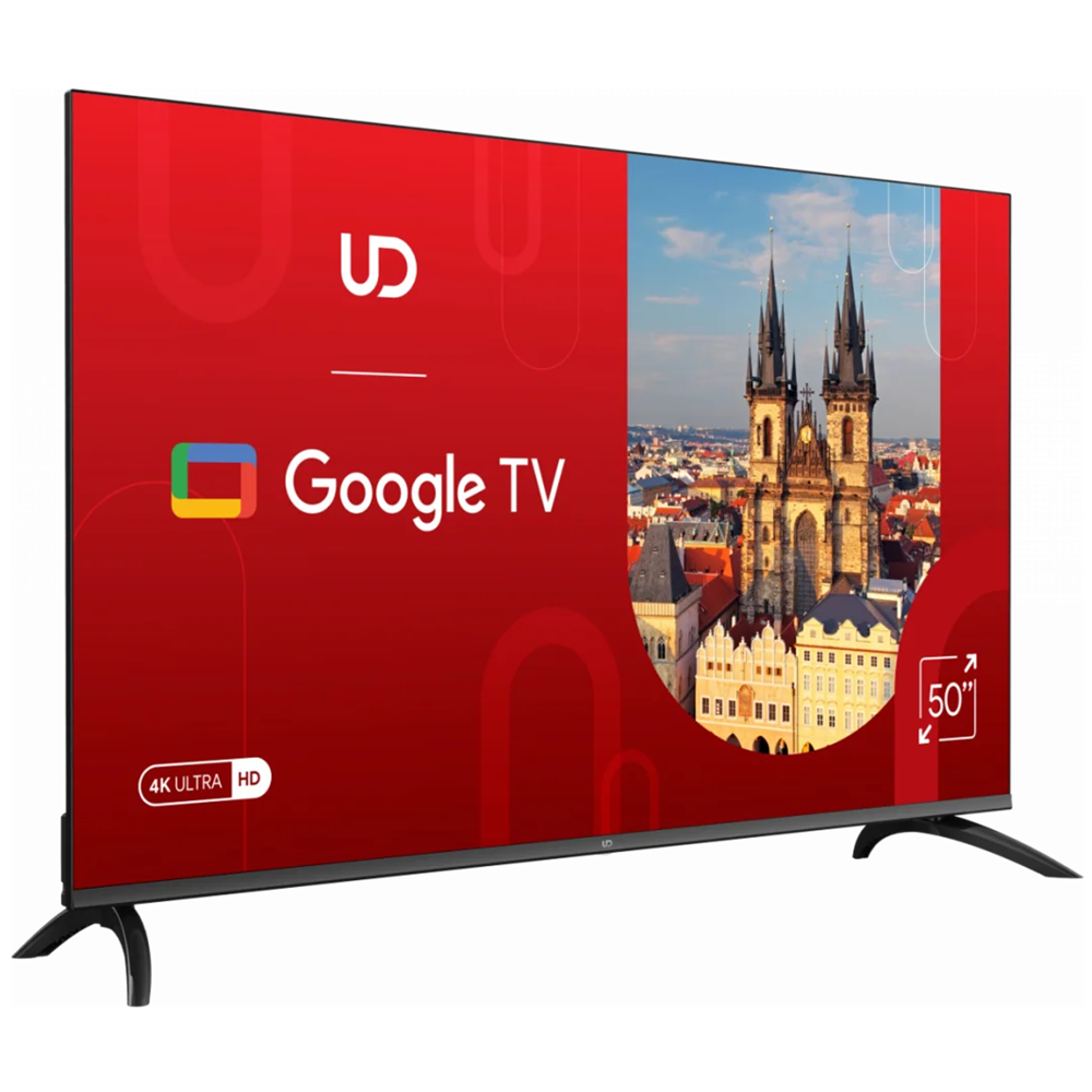 TV UDTV 50GU6210, 50", 4K UHD, Smart TV, HDMI, USB, LAN, WIFI, BT, Black