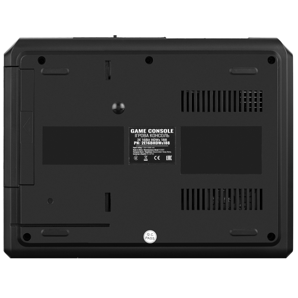 სათამაშო კონსოლი 2E 2E16BHDWS188, HDMI, AV, AUX, RCA, Game Console, Black
