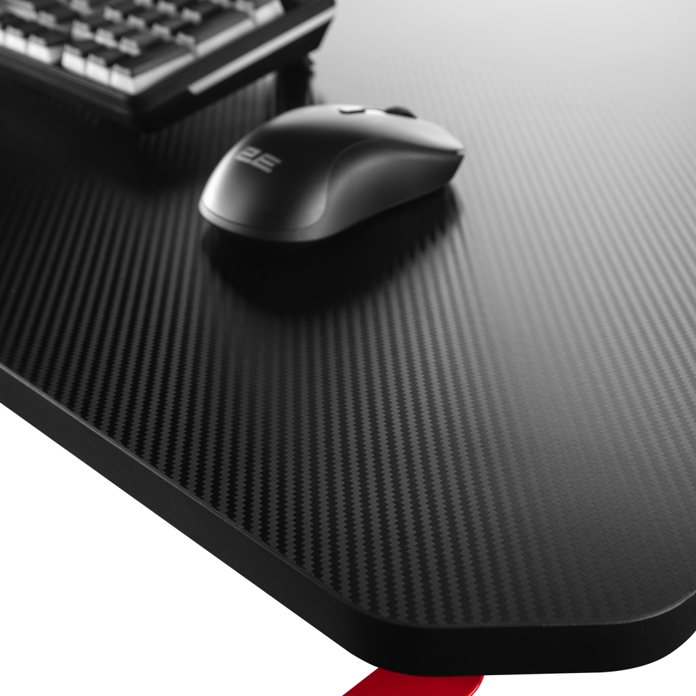 Gaming Desk 2E 2E-GT-OTO-BKRD OTOROSHI, Black/Red