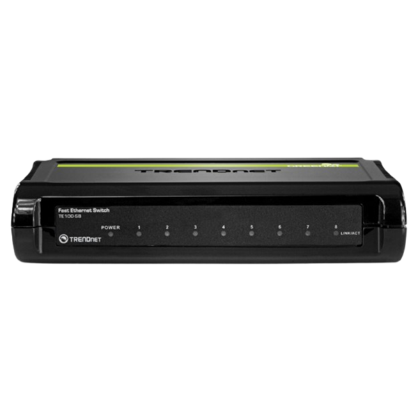 Switch Trendnet TE100-S8, 8-Port, Black