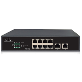 PoE+ Switch Uniview NSW2010-10GT-POE-IN, 8-Port Gigabit, Black