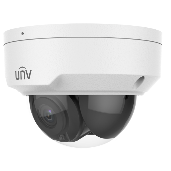 ვიდეო სათვალთვალო კამერა Uniview IPC324LB-ASF28K-A, 4MP, Fixed IR Dome Network Camera, White