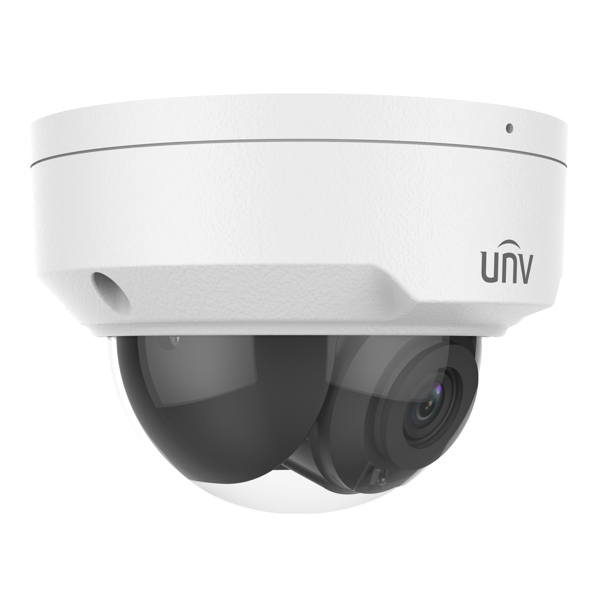 ვიდეო სათვალთვალო კამერა Uniview IPC324LB-ASF28K-A, 4MP, Fixed IR Dome Network Camera, White