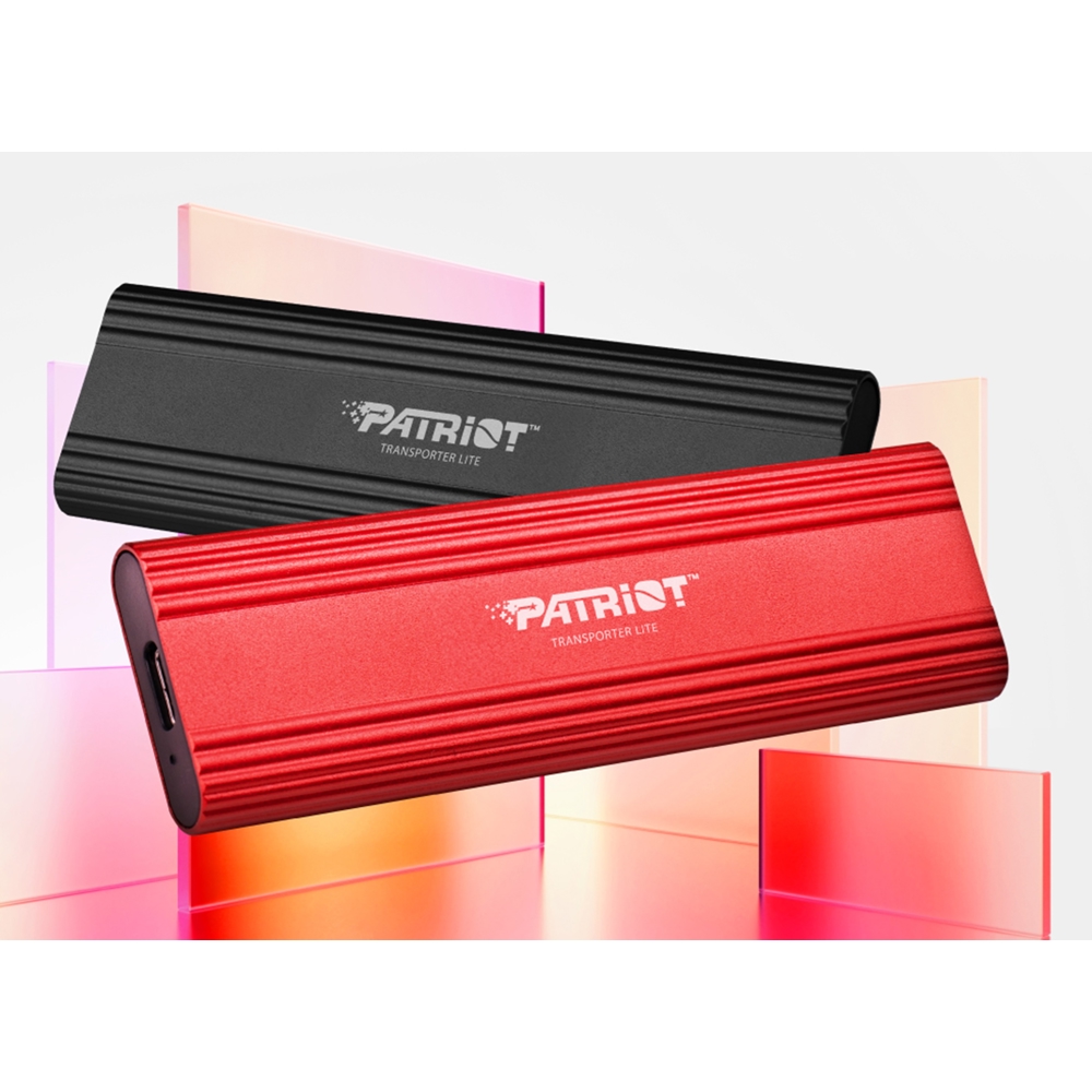 გარე მყარი დისკი Patriot PTPL1TBPECB Transporter Lite, 1TB, External SSD, M.2, Type-C, Black