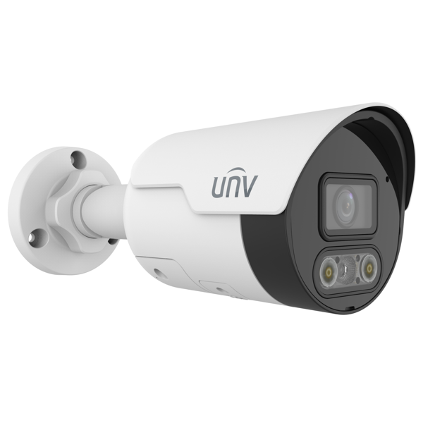 ვიდეო სათვალთვალო კამერა Uniview IPC2122LE-ADF28KMC-DL, 2MP, Fixed Dual-light Bullet Network Camera, White