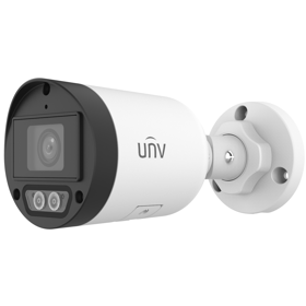 Fixed Dual-light Bullet NetWork Camera Uniview IPC2124LB-AF28K-DL, 4MP, White