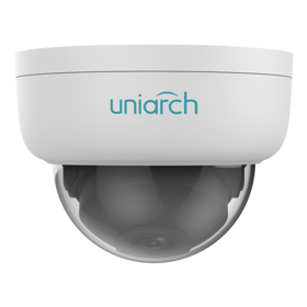 IR Fixed Dome Network Camera Uniarch IPC-D124-PF28K, White