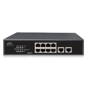 PoE+ Switch Uniview NSW2010-10T-PoE-IN, 10-Port, Black
