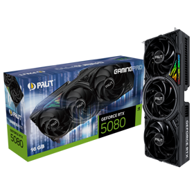 Graphic Card Palit NE75080019T2-GB2031A GamingPro, RTX5080, 16GB, 256Bits, DP, HDMI, Black