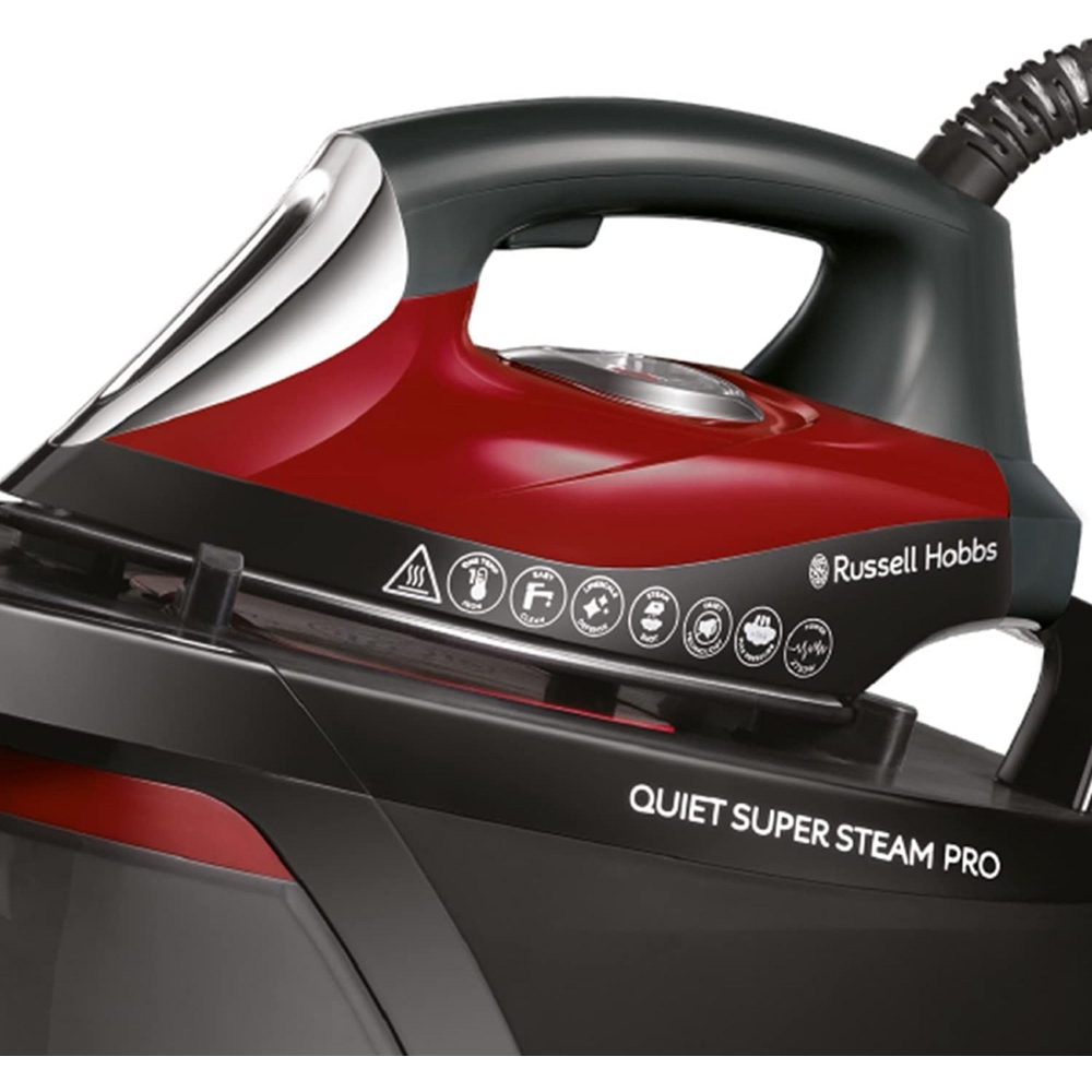 Steam Iron Russell Hobbs 24460-56, 2750W, 1.8L, Black/Red