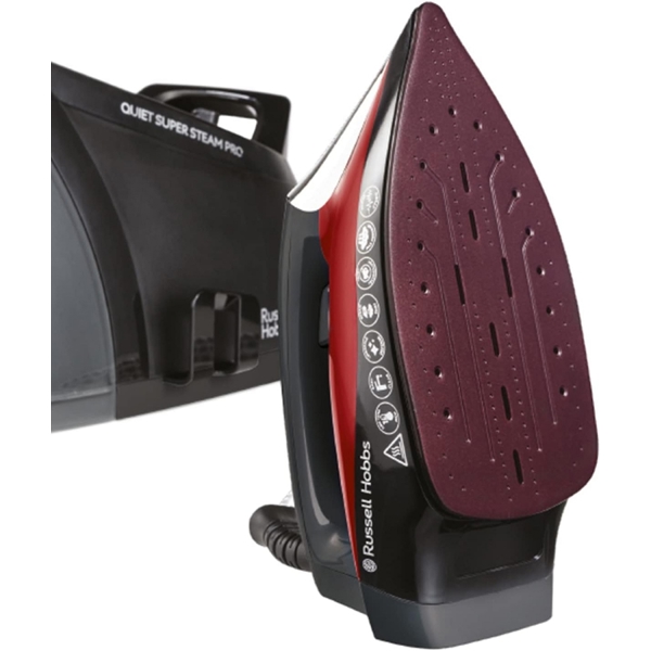 Steam Iron Russell Hobbs 24460-56, 2750W, 1.8L, Black/Red