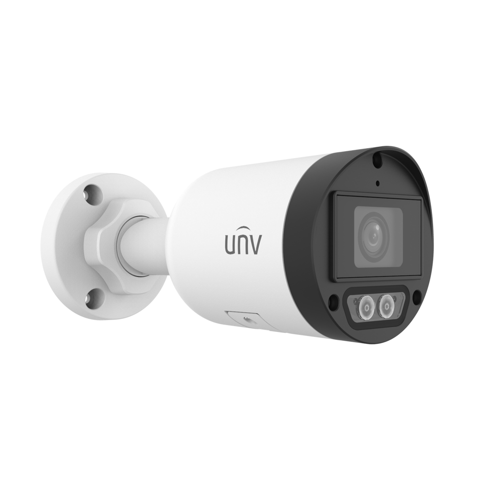 Fixed Warm Light Bullet Network Camera Uniview IPC2122LB-AF28K-WL, 2MP, White