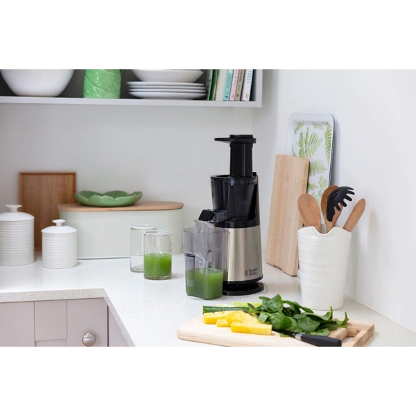 წვენსაწური Russell Hobbs 25170-56, 150W, 400ML, Juicer, Black/Silver