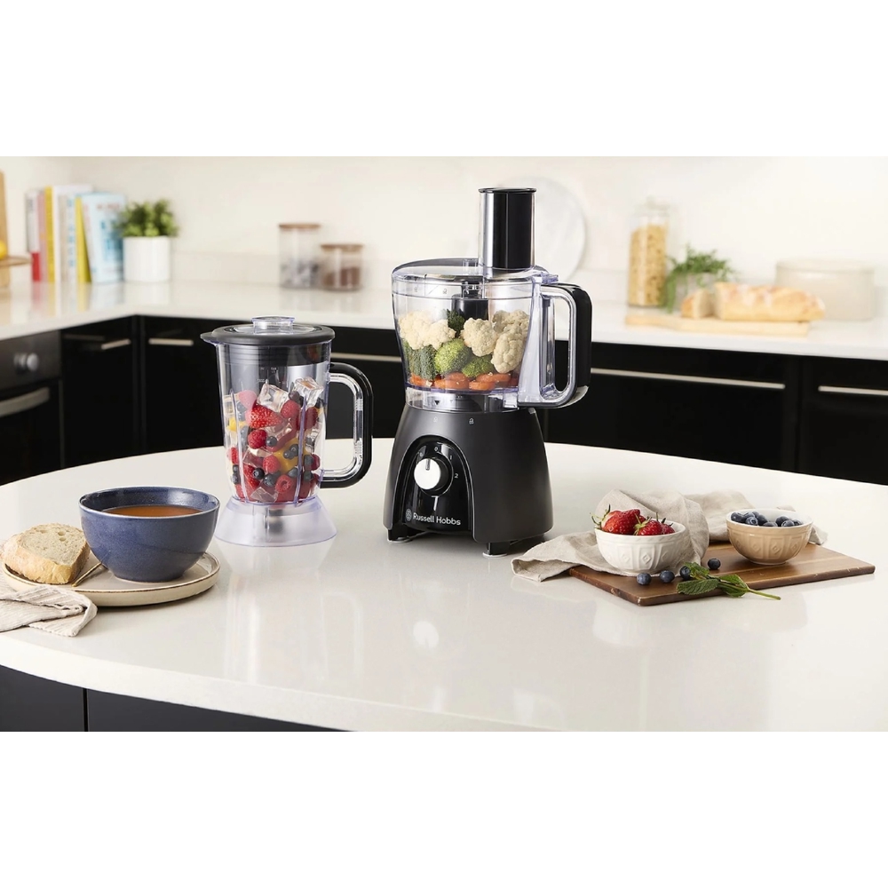 Food Processor Russell Hobbs 27111-56, 900W, 2.3L, Grey