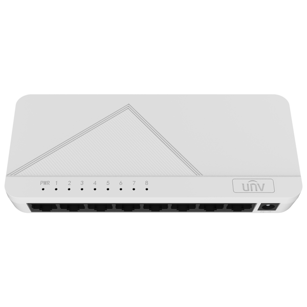 Switch Uniview NSW1010-8GT-IN, 8-Port Gigabit, White