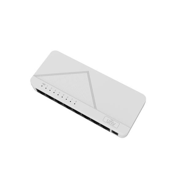 Switch Uniview NSW1010-8GT-IN, 8-Port Gigabit, White