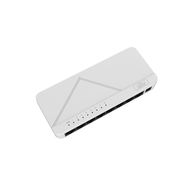 Switch Uniview NSW1010-8GT-IN, 8-Port Gigabit, White