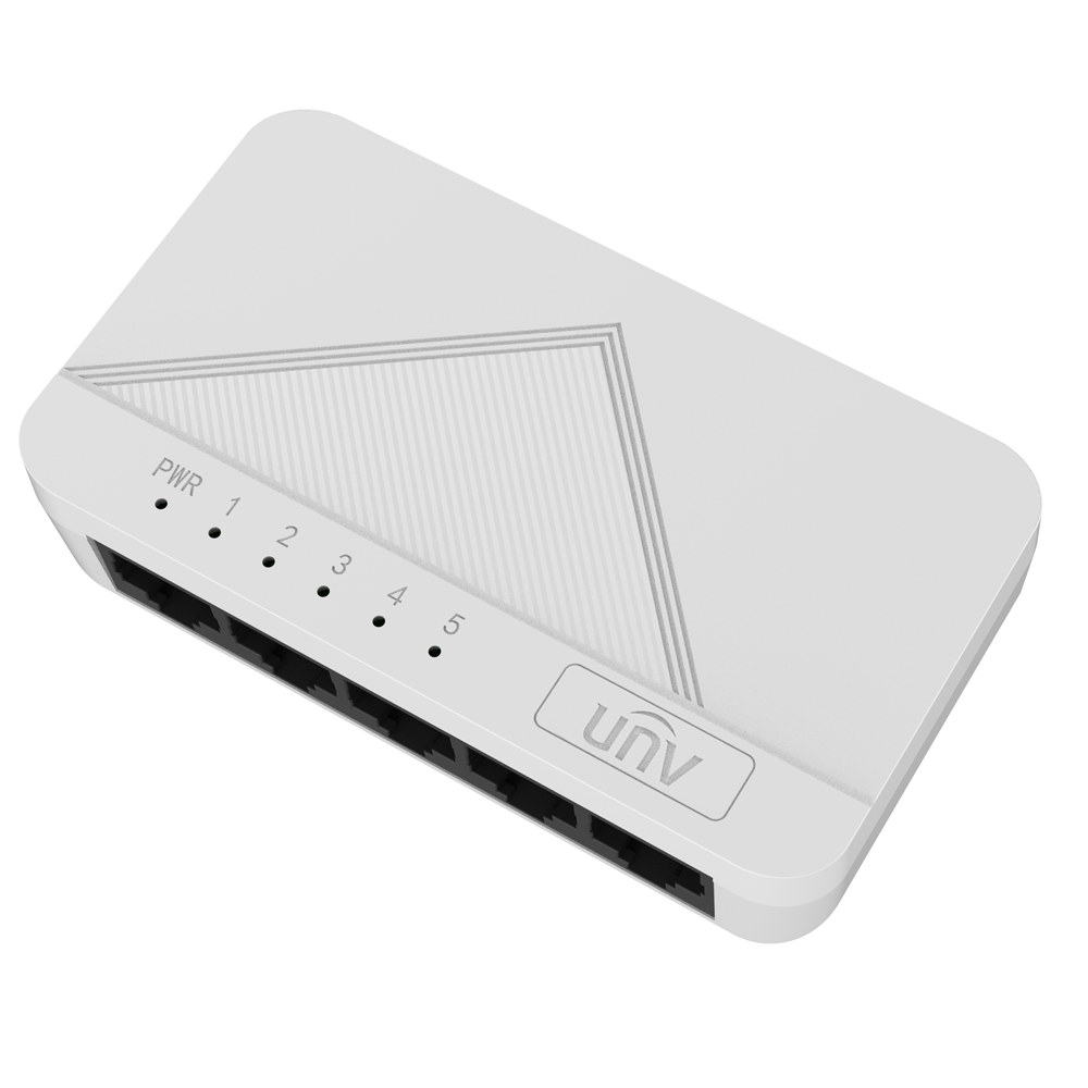 Switch Uniview NSW1010-5GT-IN, 5-Port Gigabit, White
