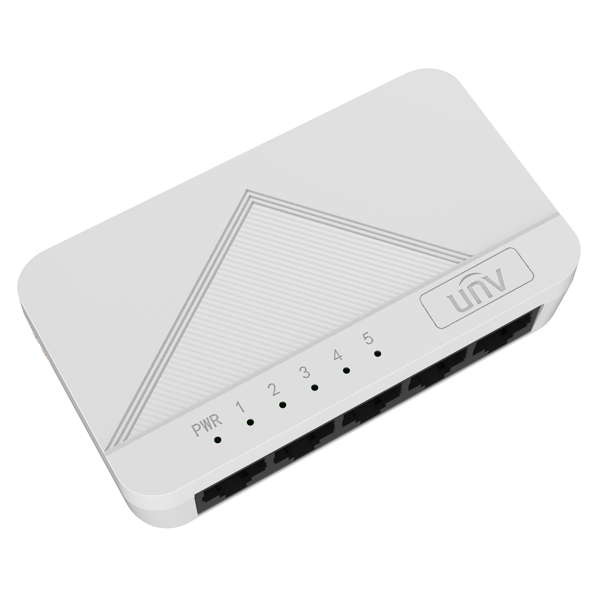Switch Uniview NSW1010-5GT-IN, 5-Port Gigabit, White