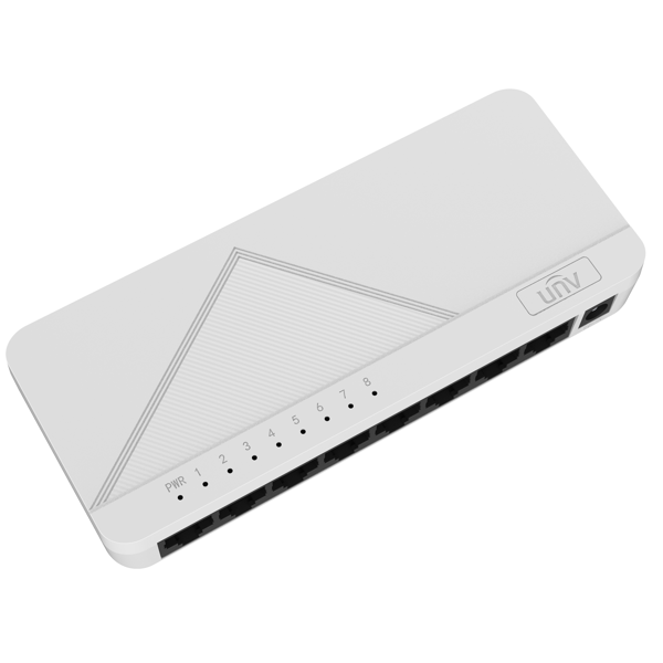 Switch Uniview NSW1010-8T-IN, 8-Port, White