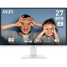 მონიტორი MSI 9S6-3PB69H-054 PRO MP273QW E2, 27", Monitor, WQHD, IPS, HDMI, DP, 3.5mm, White