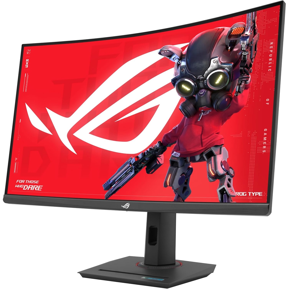 Curved Monitor Asus 90LM09X0-B01970 ROG Strix XG32WCMS, 31.5", QHD, VA, HDMI, DP, USB-C, Black
