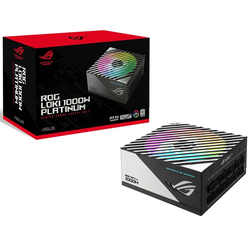 Power Supply Asus 90YE00N1-B0NA00 ROG LOKI, 1000W, 80Plus Platinum, Black