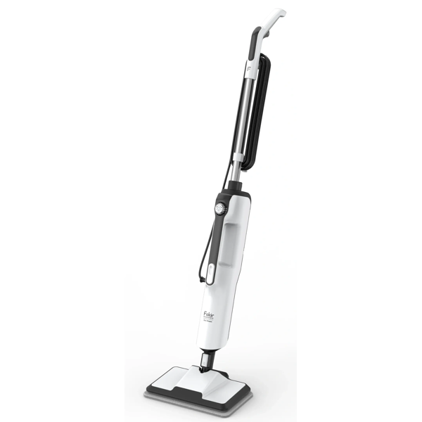 Steam Mop Fakir 8682511905634, 1400W, 380ML, White/Black
