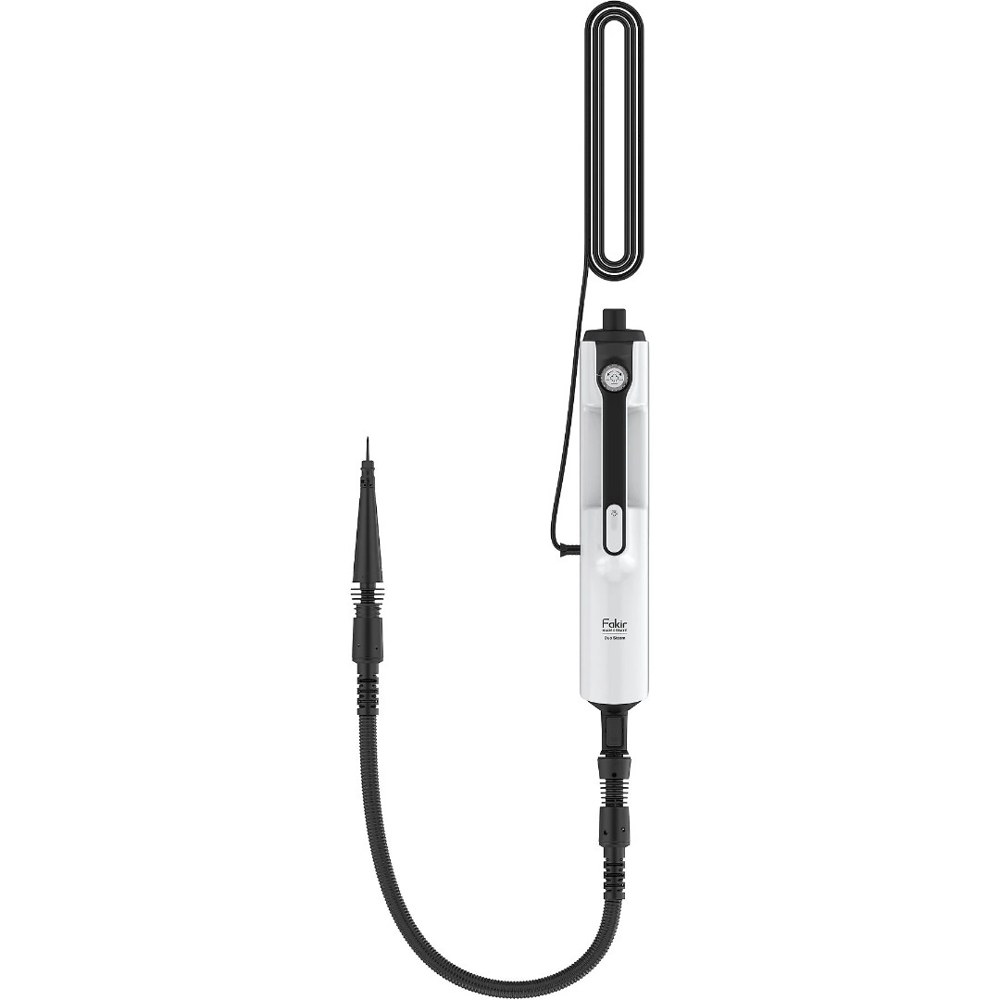 ორთქლით საწმენდი აპარატი Fakir 8682511905634, 1400W, 0.38L, Steam Mop, White/Black