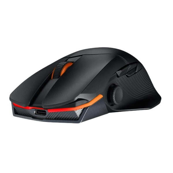 Gaming Mouse Asus 90MP02N1-BMUA00 ROG Chakram X Origin, Wireless, USB, Bluetooth, RGB, Black