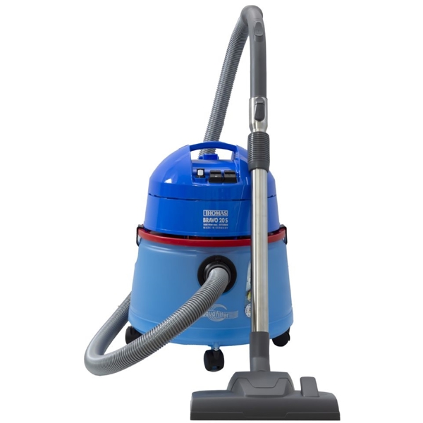 სამშენებლო მტვერსასრუტი Thomas 2827 BRAVO 20 SAQUAFILTER, 1600W, 20L, Construction Vacuum Cleaner, Blue