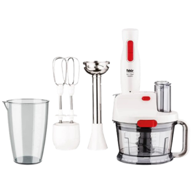 ხელის ბლენდერი Fakir 8690394661332 MrChef Quadro, 1000W, 1.5L, Hand Blender, Cream