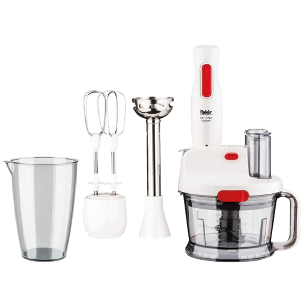 ხელის ბლენდერი Fakir 8690394661332 MrChef Quadro, 1000W, 1.5L, Hand Blender, Cream