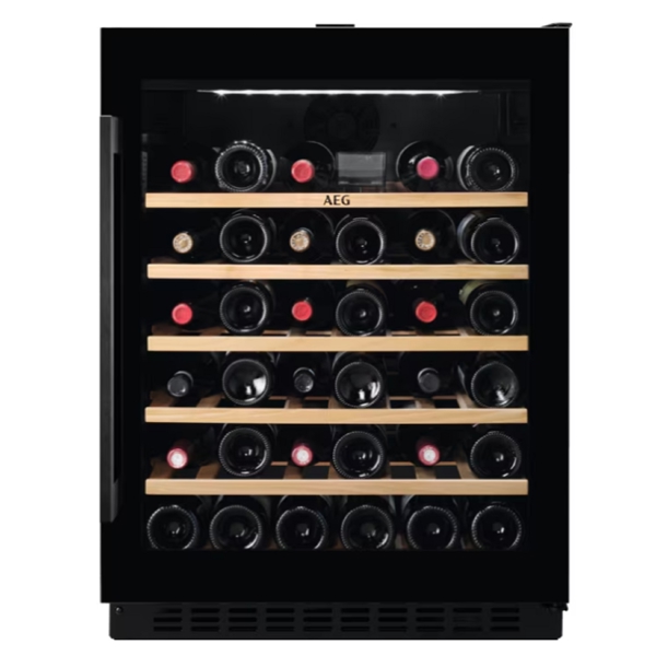 ღვინის მაცივარი AEG AWUS052B5B, G, 145L, Wine Refrigerator, Black