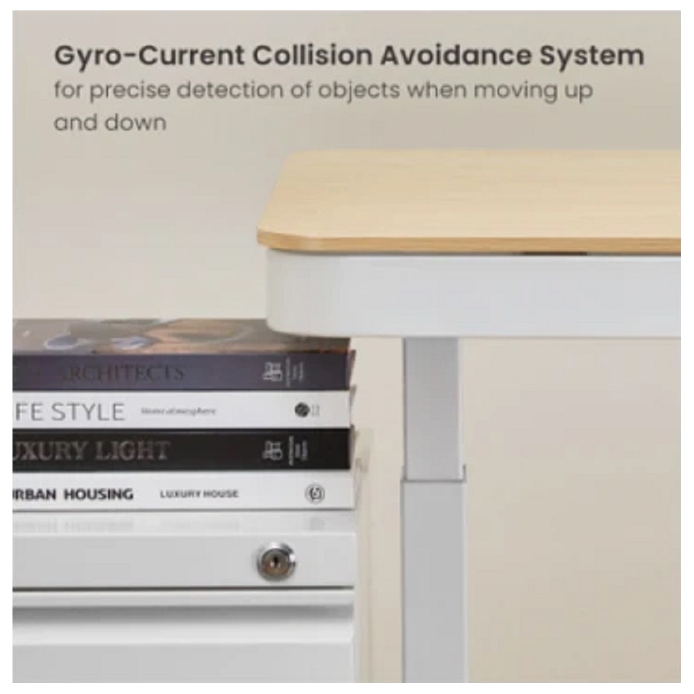 მაგიდა Vertex VX-1SSD-01NW, Motor Sit-Stand Desk, White