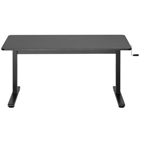 Manual Sit-Stand Desk Vertex VX-MSSD-02B, Black